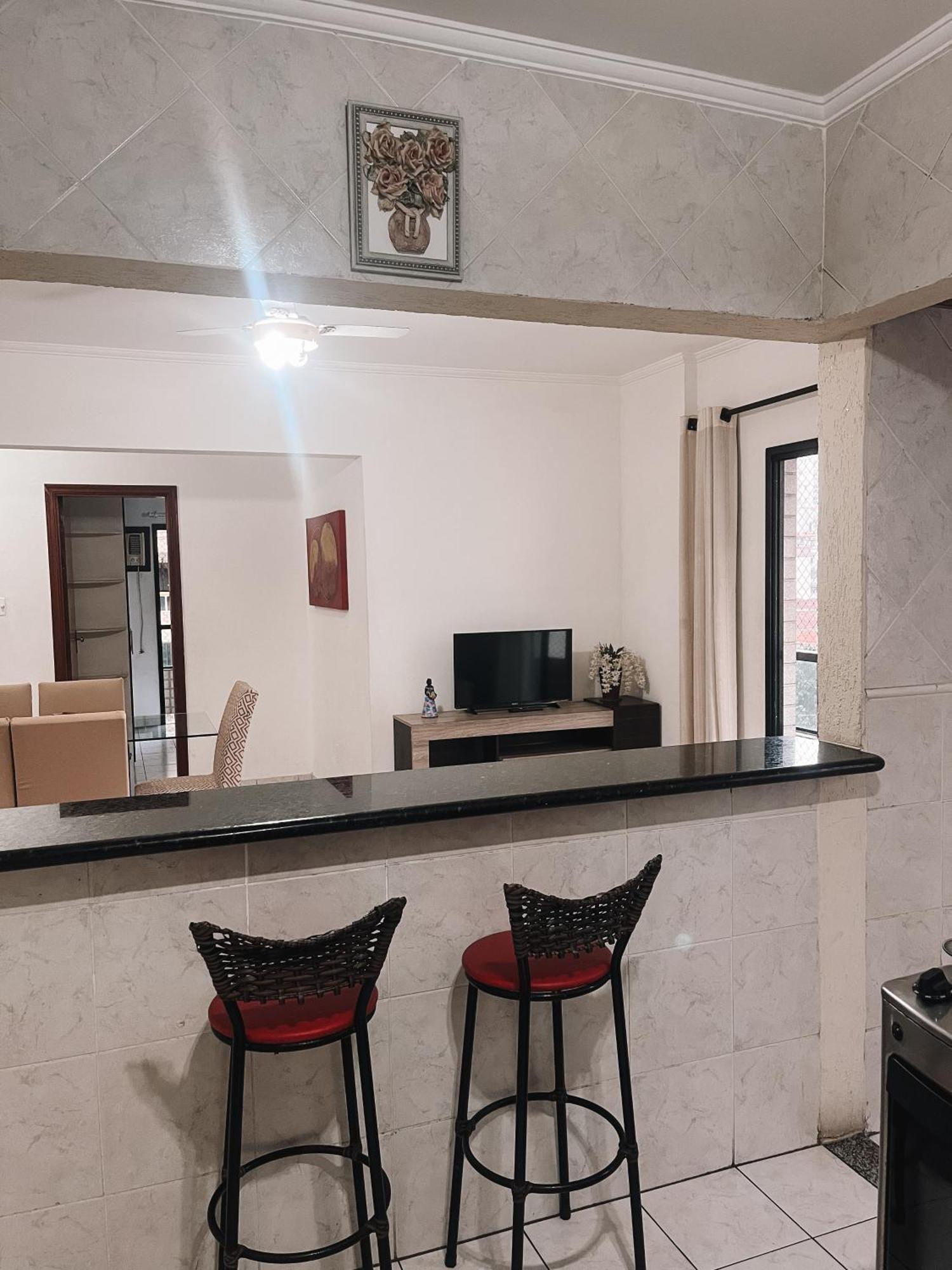 Apartamento Vila Tupy - Ar Condicionado - Praia Grande Eksteriør bilde